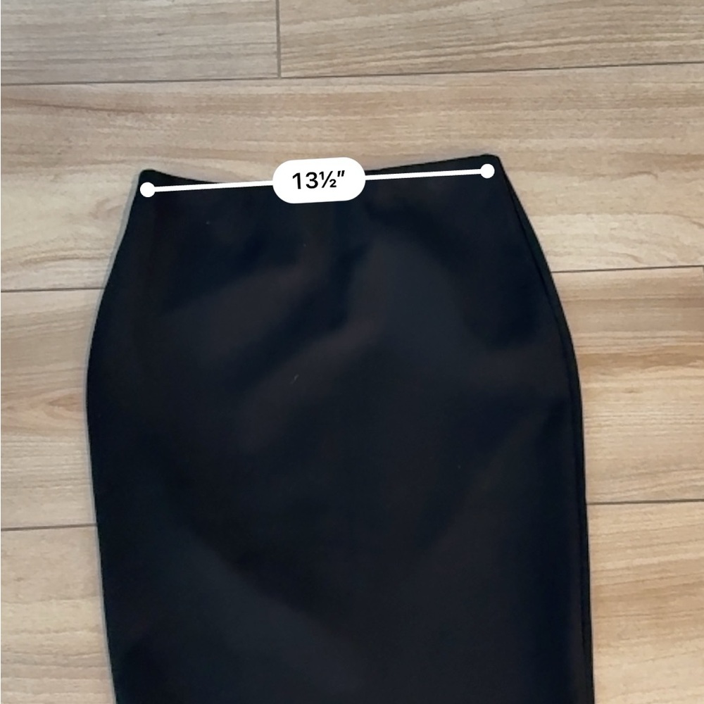 Vince Camuto Black Pencil Skirt Office Siren Y2K Business Teacher Preppy - Picture 8 of 8